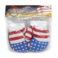 Luvas Boxe Infantil Usa 2 Peças Espuma Ajustável Proteção Mã - 1