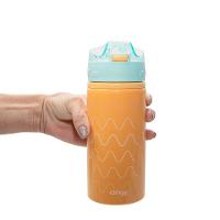 Garrafa Infantil De Alumínio 580ml Com Canudo De Silicone - Hidratação Prática E Divertida - 2