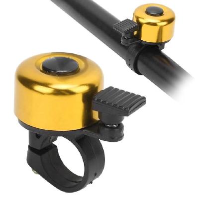 Campainha De Bike Estilo Vintage Em Aco Cromado Adulto Infantil Toque Trim Trim Tradicional Dourado