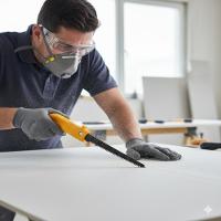 Serrote Gesso Serra Gesseiro Drywall Alicate Plantas Galhos Manual Multiuso 29cm Lamina Aco Antiderrapante Madeira Jardi - 3