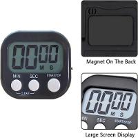 Temporizador Digital Relogio Timer Magnetico Cronometro Alarme Cozinha Academia Ima Geladeira