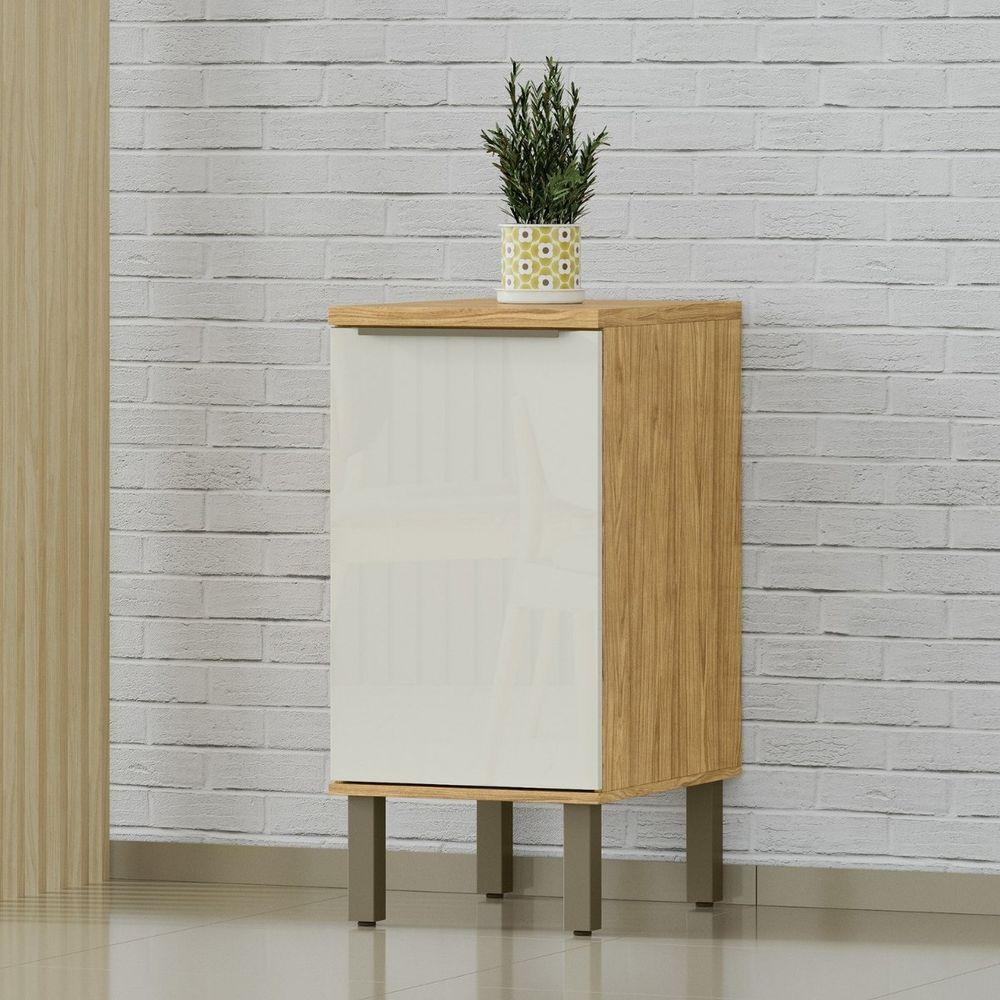 Módulo De Cozinha Balcão 1 Porta 40cm - Verace Marrocos-off White - 1