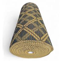 Tapete Passadeira Emborrachada Pvc Antiderrapante 0,65x5,00m Geometric Azul Laranja - 5