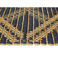 Tapete Passadeira Emborrachada Pvc Antiderrapante 0,65x5,00m Geometric Azul Laranja - 8