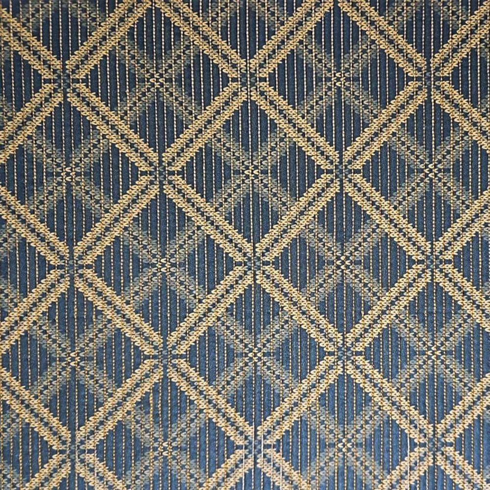 Tapete Passadeira Emborrachada Pvc Antiderrapante 0,65x4,00m Geometric Azul Laranja - 5