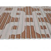 Tapete Passadeira Emborrachada Pvc Antiderrapante 0,65x5,00m Elos Marrom Bege - 8
