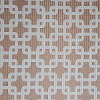 Tapete Passadeira Emborrachada Pvc Antiderrapante 0,65x4,00m Elos Marrom Bege - 5