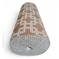 Tapete Passadeira Emborrachada Pvc Antiderrapante 0,65x4,00m Elos Marrom Bege - 6