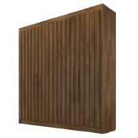 Guarda Roupa 4 Portas Potente 100% Mdf Móveis Europa Braúna - 1