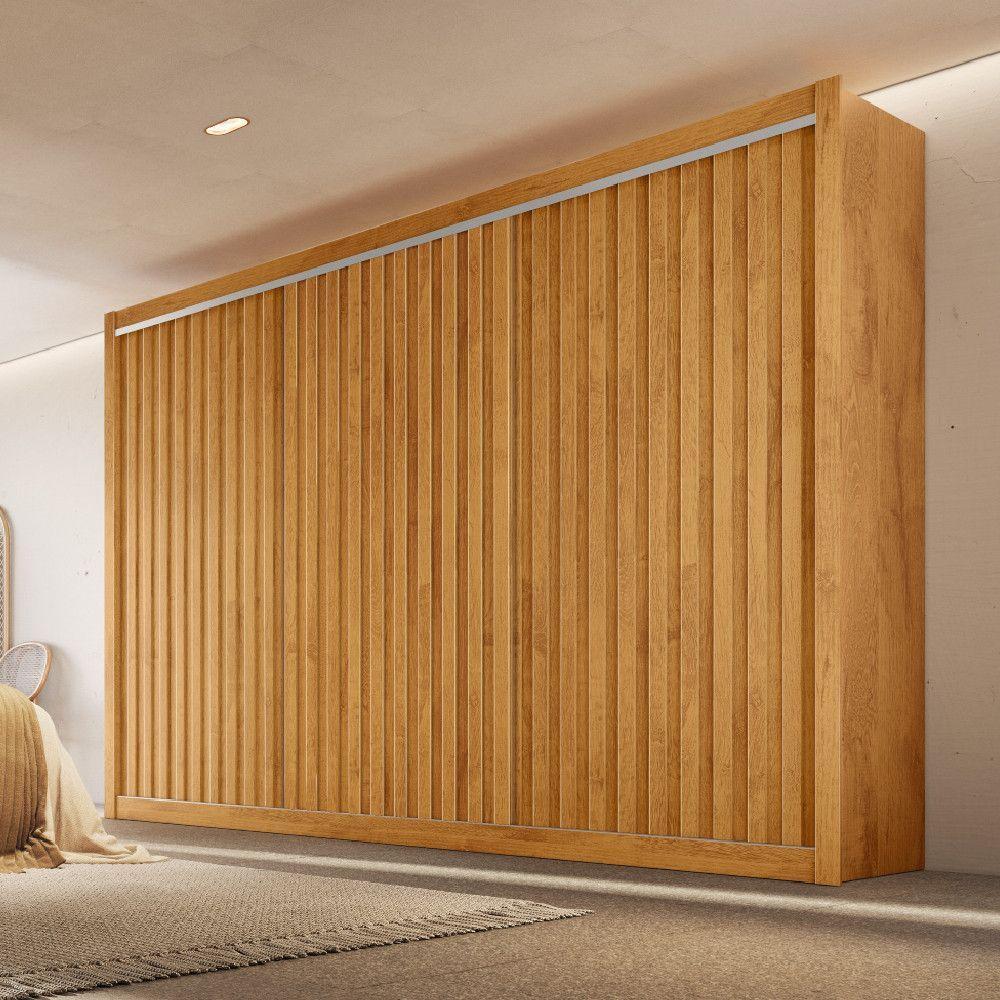 Guarda Roupa 3 Portas York 100% Mdf Móveis Europa Peróba - 2