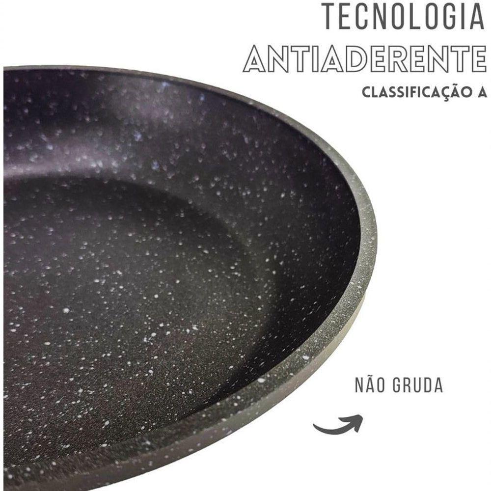 Frigideira Antiaderente Premium 26cm Alumínio 5 Camadas Indução Cooktop Gás Elétrico - 9