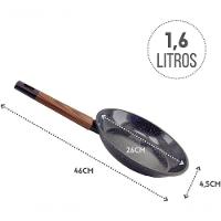 Frigideira Antiaderente Premium 26cm Alumínio 5 Camadas Indução Cooktop Gás Elétrico - 3