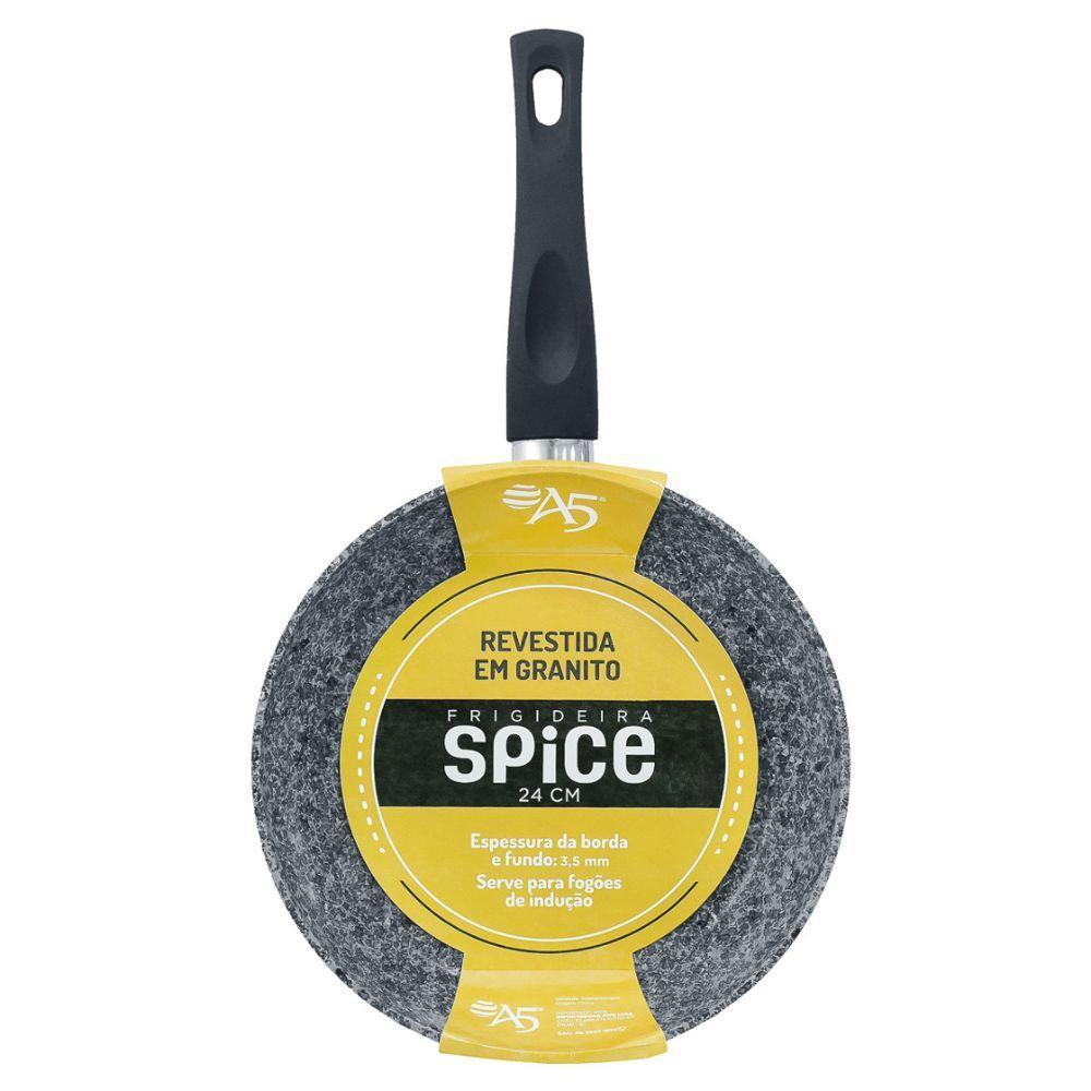 Frigideira Antiaderente Granito 28cm - Cozinha Prática E Versátil Para Todas As Refeições - 4