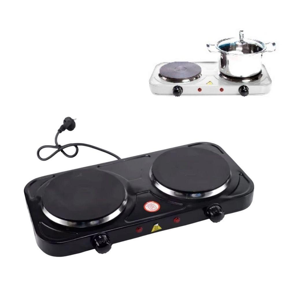Fogareiro Indução Cooktop 2000w Fogão Portátil Elétrico 2 Bocas 127v - 1