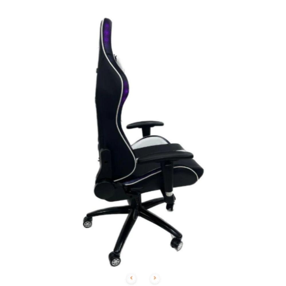 Cadeira Gamer Ergonômica Preta E Branca - 2