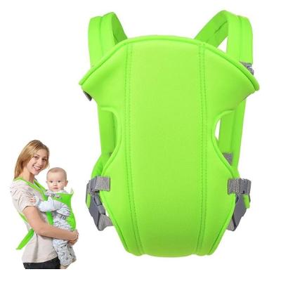 Canguru Classic Sling Carregador Mamae Bebe Passear Mochila Ergonomica 3 Em 1 Ajustavel Verde