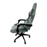 Cadeira Gamer Ergonômica Escritório Cinza Com Verde - 2