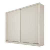Guarda Roupa Monterey Com Portas De Correr 100% Mdf Off White-peroba-off White - 1