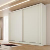 Guarda Roupa Monterey Com Portas De Correr 100% Mdf Off White-peroba-off White - 3