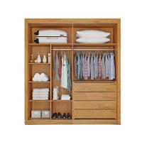 Guarda Roupa Lugano 1 Porta Ripada E 1 Porta Espelhada Peroba - 3