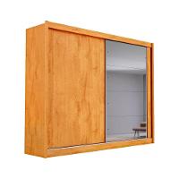 Guarda Roupa Creta 2 Portas 1 Espelhada 100% Mdf 4 Gavetas Peroba/off White/peroba - 2