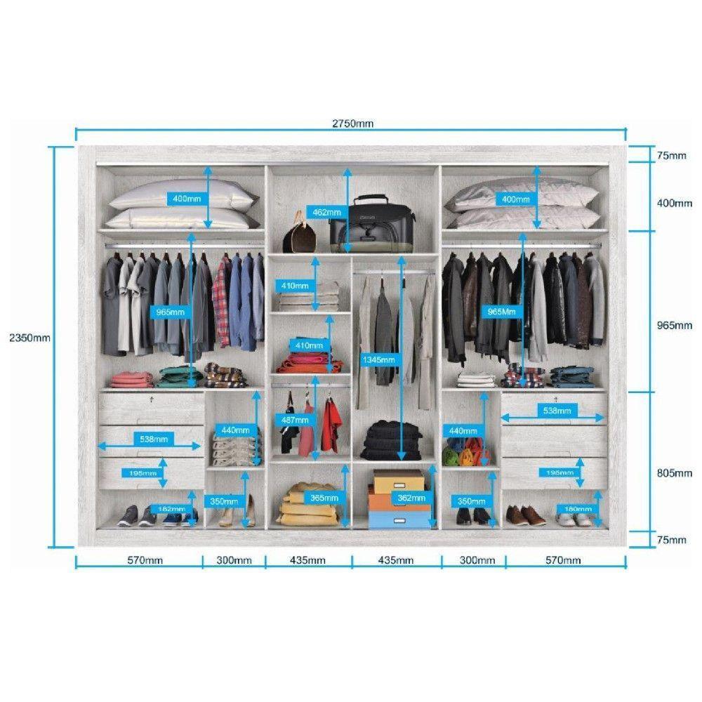 Guarda Roupa Cavich 1 Porta Espelhada 100% Mdf Móveis Europa Branco Acetinado - 4