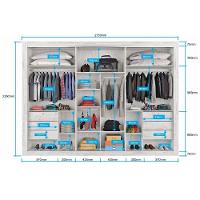 Guarda Roupa Cavich 1 Porta Espelhada 100% Mdf Móveis Europa Branco Acetinado