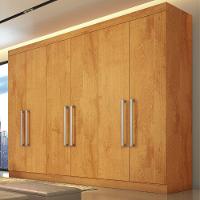 Guarda Roupa Alba 6 Portas 100% Mdf Mademarcs Peroba - 2