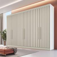 Guarda Roupa 6 Portas Potente 6 Ripado 100% Mdf Off White - 2