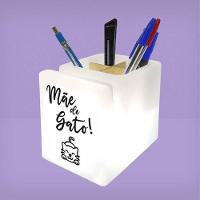 Organizador De Mesa Iluminado - Estilo E Criatividade Para Amantes De Gatos - 1