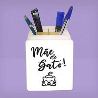 Organizador De Mesa Iluminado - Estilo E Criatividade Para Amantes De Gatos - 2