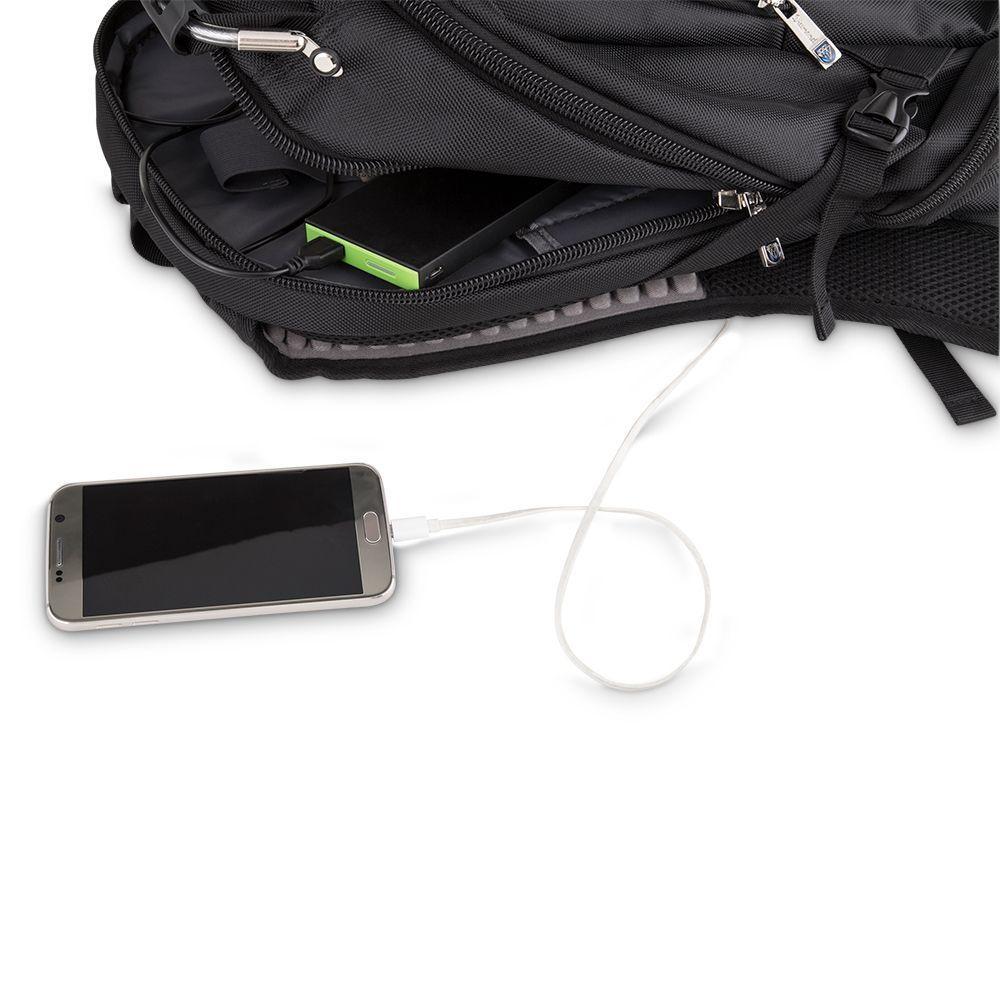 Mochila Hi-tech Elegante Com Usb: Estilo E Praticidade Para O Dia A Dia - 2