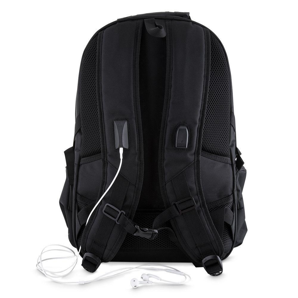 Mochila Hi-tech Elegante Com Usb: Estilo E Praticidade Para O Dia A Dia - 6