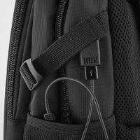 Mochila Executiva Cinza Com Usb: Estilo E Praticidade Para Seu Dia A Dia Profissional - 2