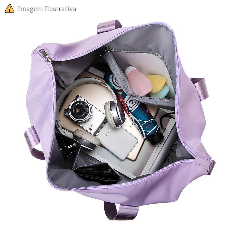 Mochila Dobrável Rosa Impermeável - Estilo E Praticidade Para Suas Aventuras - 2