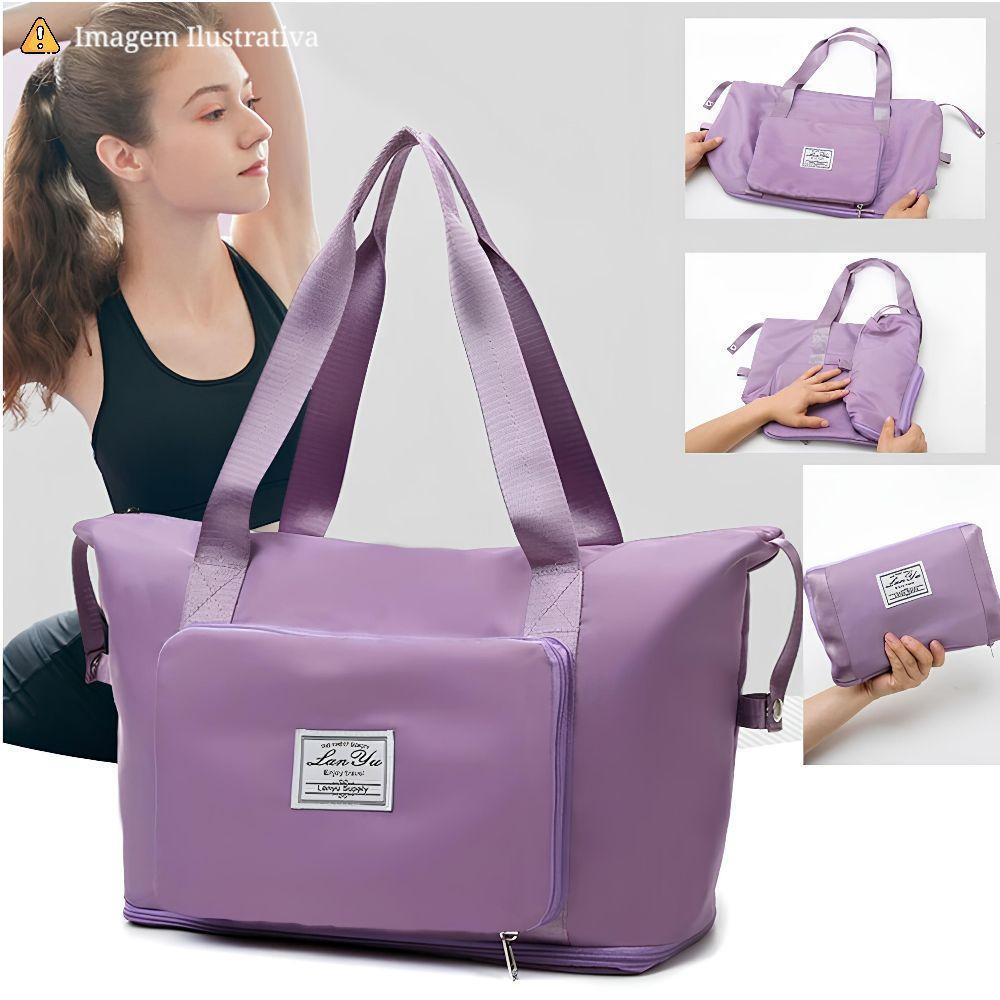 Mochila Dobrável Rosa Impermeável - Estilo E Praticidade Para Suas Aventuras - 3