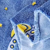 Manta Brilha No Escuro Cobertinha Macia Infantil Estrela Ceu Flurorescente Dinossauro Astronauta Meninos - 7