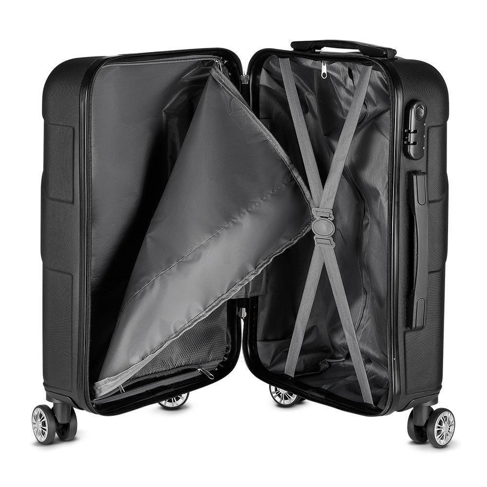 Mala Prática Com Rodas 360° - Estilo E Conforto Em Viagens - 52l - Cor Preta - 3