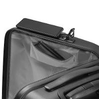 Mala De Bordo Preta 39l Com Rodas Giratórias, Cadeado Tsa E Saída Usb Para Viagens Práticas - 3