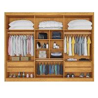 Guarda Roupas 6 Portas Alba Plus 100% Mdf Mademarcs Peroba-off White