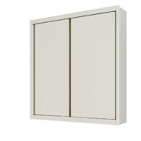 Guarda Roupa Zurique Solteiro 2 Portas 4 Gavetas 100% Mdf Off White/off White - 1