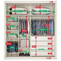 Guarda Roupa Zurique 2 Portas Espelhadas 100% Mdf Peroba/off White