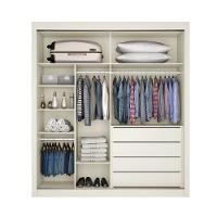 Guarda Roupa Zurique 1 Porta Espelhada 100% Mdf Off White/off White - 5