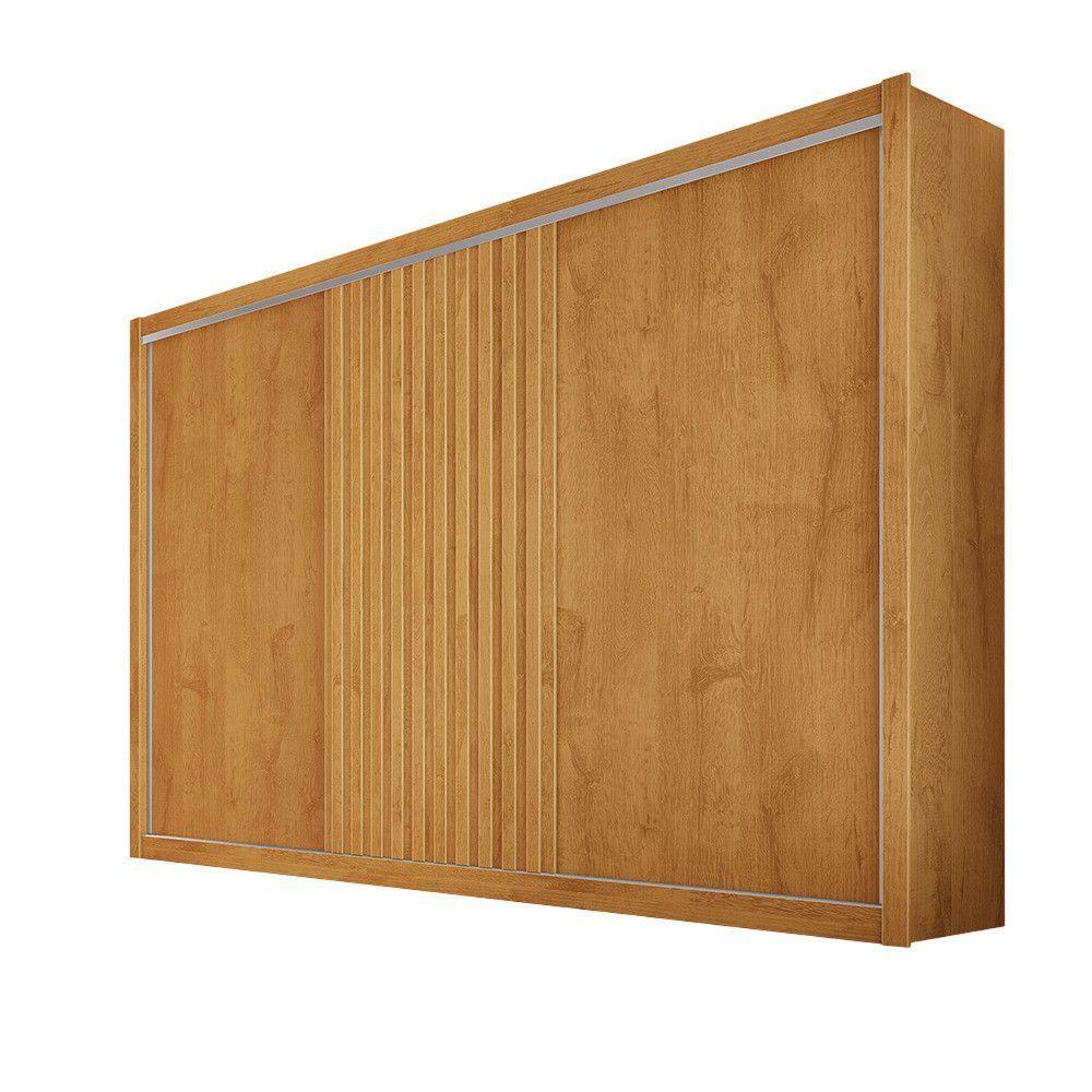 Guarda Roupa Vitória Casal 3 Portas 6 Gavetas 100% Mdf Peroba/off White/peroba - 2