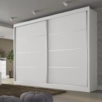 Guarda Roupa Verona Plus 2 Portas 100% Mdf Mademarcs Branco Acetinado - 2
