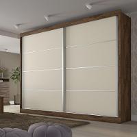 Guarda Roupa Verona Plus 2 Portas 100% Mdf Mademarcs Brauna-off White-brauna - 3