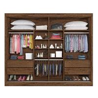 Guarda Roupa Verona Plus 2 Portas 100% Mdf Mademarcs Brauna-off White-brauna - 6