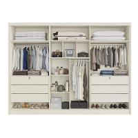 Guarda Roupa Valencia 6 Portas 6 Gavetas 100% Mdf Mademarcs Off White-peroba
