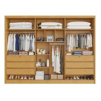 Guarda Roupa Valencia 6 Portas 6 Gavetas 100% Mdf Mademarcs Peroba-off White