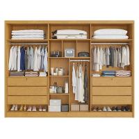 Guarda Roupa Valencia 6 Portas 6 Gavetas 100% Mdf Espelho Peroba